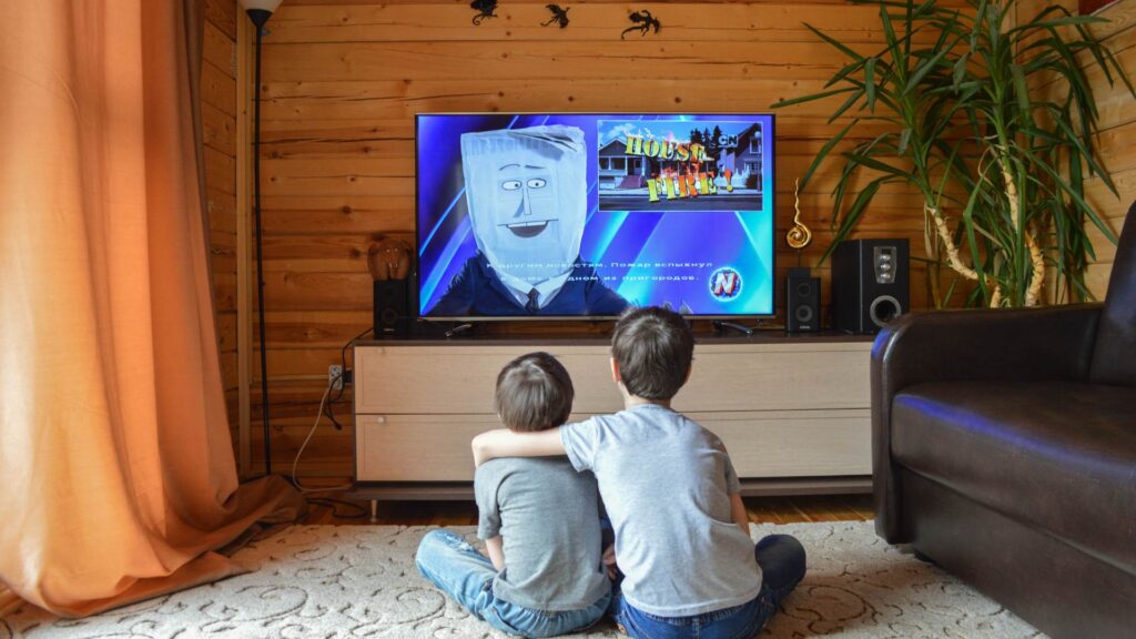 dessin animé à la télévision
